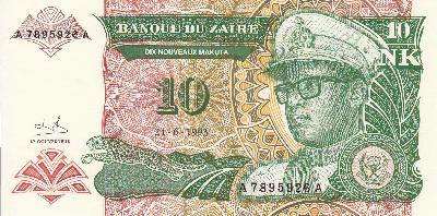 Beschrijving voorzijde: MOBUTU